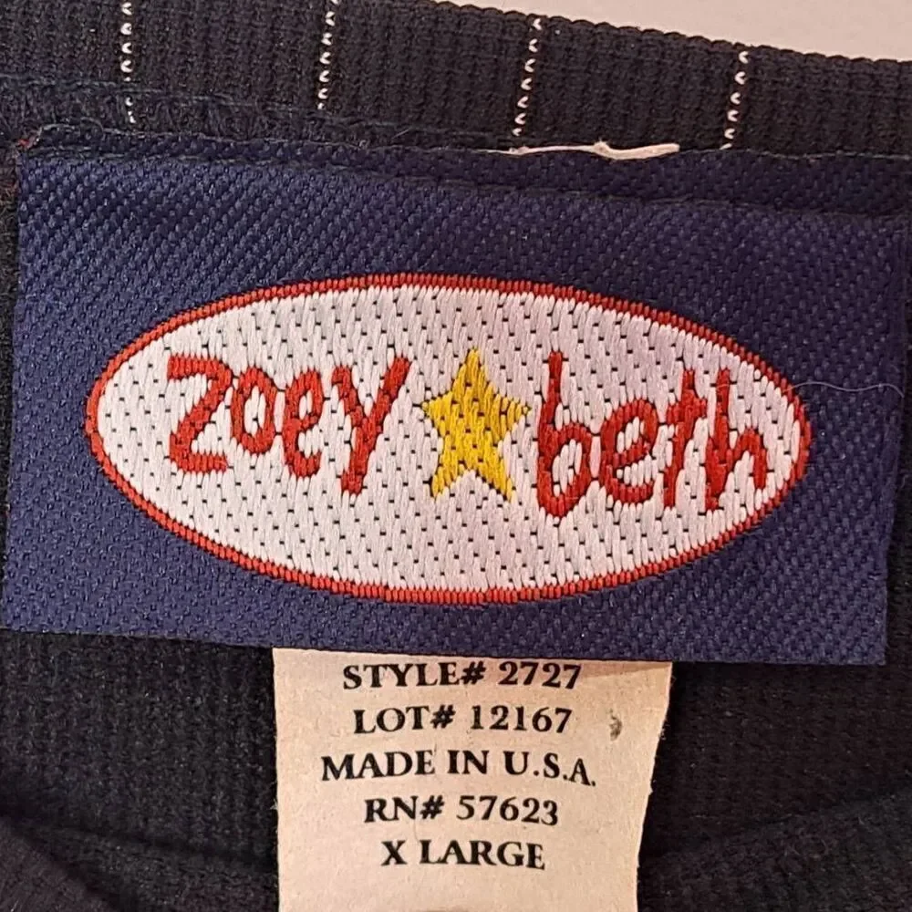 Zoey Beth Junior's Vintage Y2K Pinstripe Stretch Mini Skirt size X Large